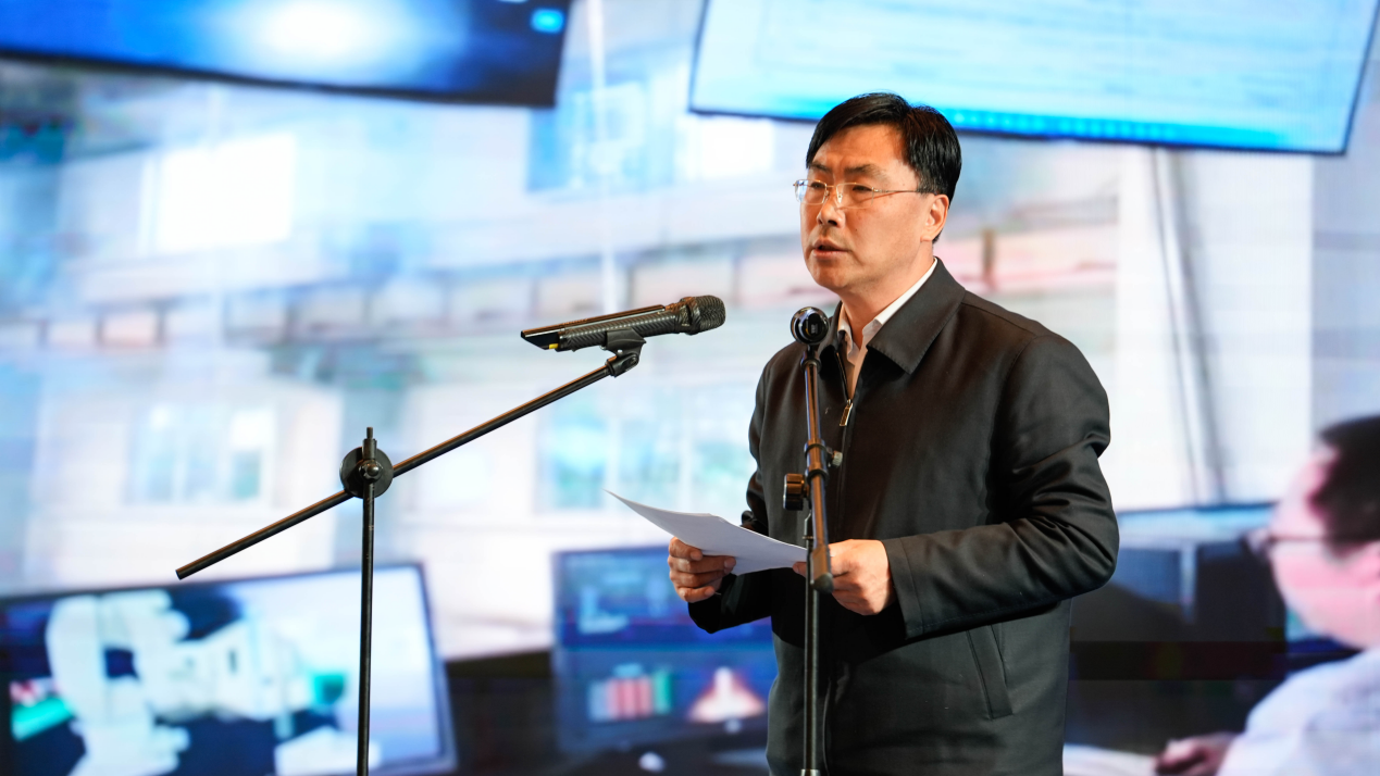 營口市委副書記、市長李軍作城市推介。遼寧省委網信辦供圖