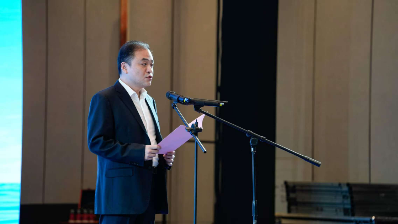 丹東市委副書記、市長蔣冰作城市推介。遼寧省委網信辦供圖